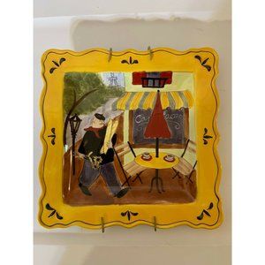 JENNIFER BRINLEY CERTIFIED INTERNATIONAL FRENCH Cafe‎ 11.5" Yellow